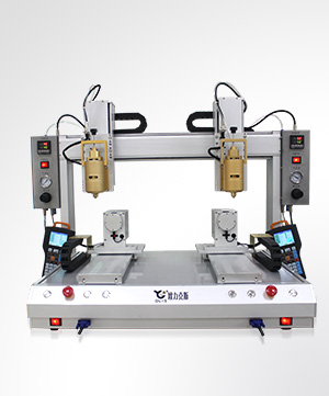 雙頭雙工八軸熱熔點膠機 雙頭雙工八軸熱熔點膠機